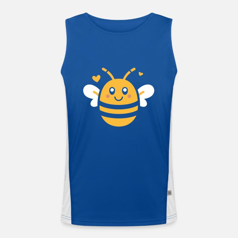 Bee Men's Functional Contrast Tank Top 