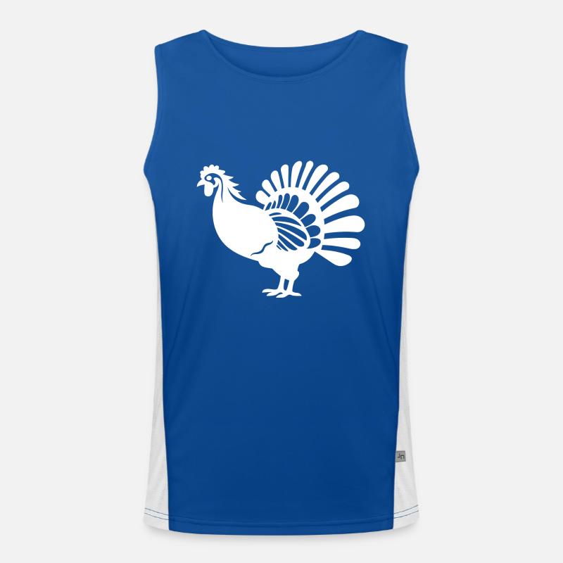 Turkeys Men's Functional Contrast Tank Top 