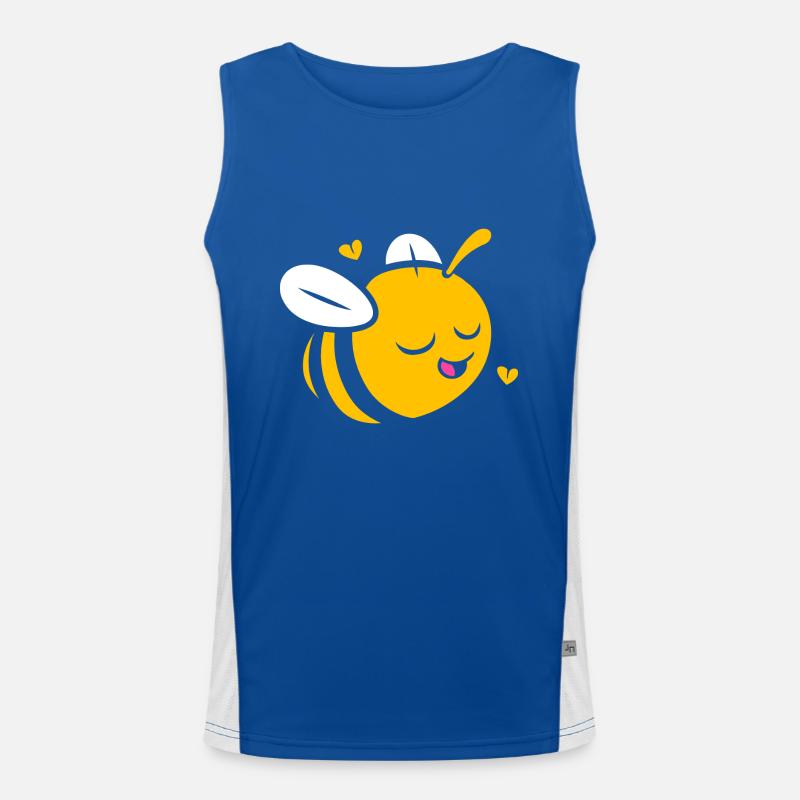Bee Men's Functional Contrast Tank Top 