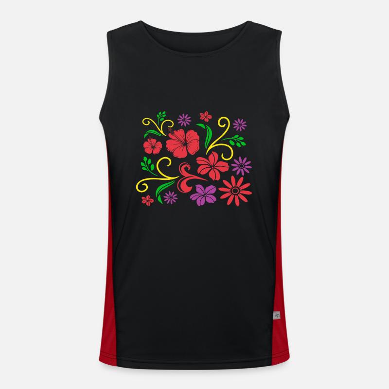 Botaniker Funktionelles Kontrast-Tank Top für Männer 