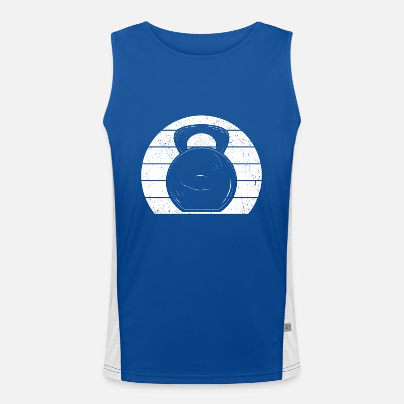 Dynamophilie Bodybuilder Bells Retro Débardeur respirant contrasté Homme 
