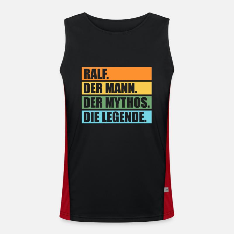 Ralf Funktionelles Kontrast-Tank Top für Männer 