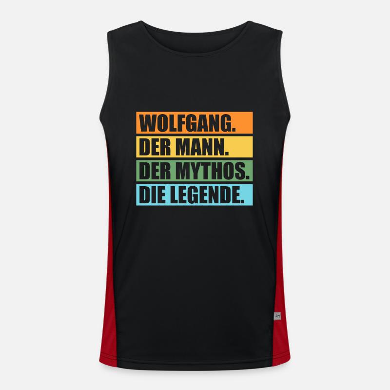 Wolfgang Funktionelles Kontrast-Tank Top für Männer 
