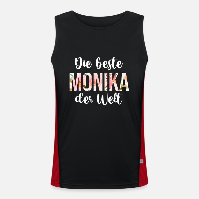 Monika Funktionelles Kontrast-Tank Top für Männer 