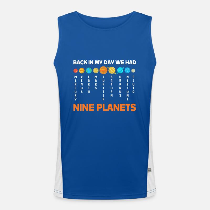 Solar System Universe Men's Functional Contrast Tank Top 