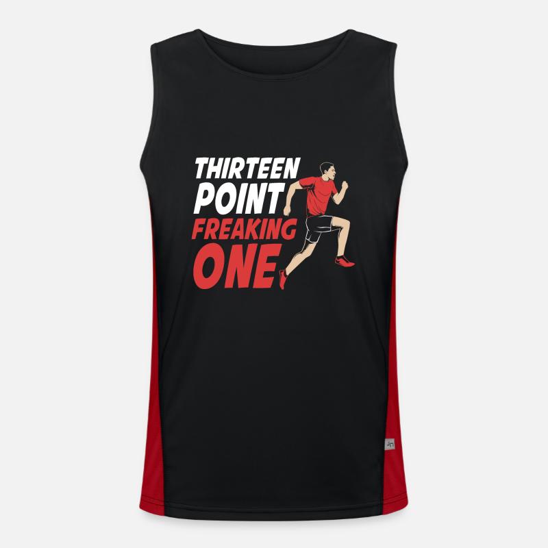 Marathon Marathonläufer Funktionelles Kontrast-Tank Top für Männer 