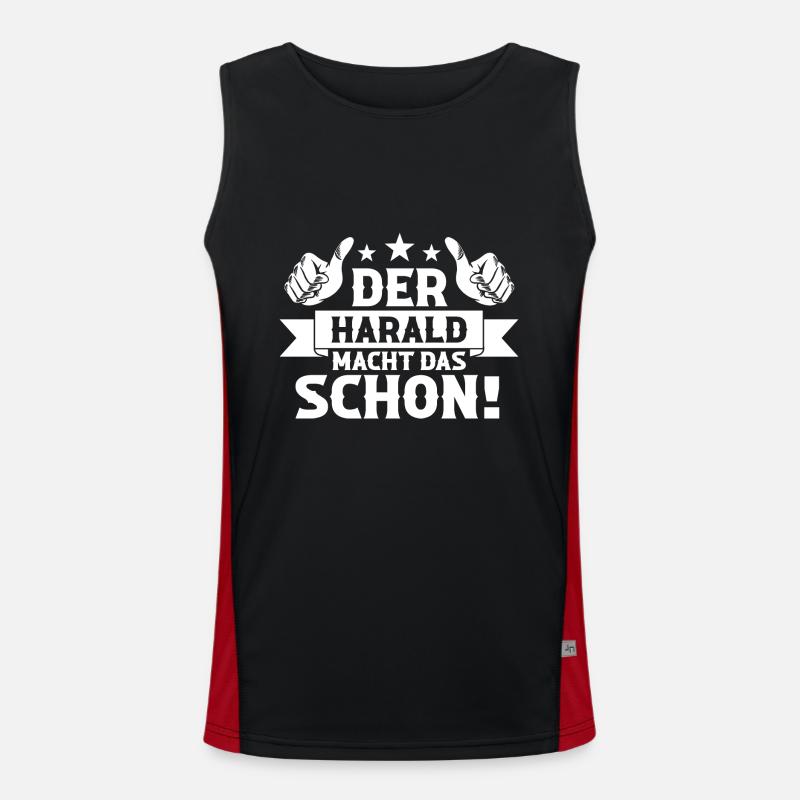 Harald Funktionelles Kontrast-Tank Top für Männer 