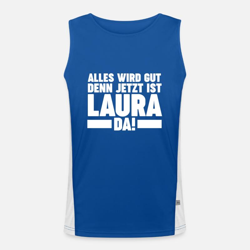 Laura Funktionelles Kontrast-Tank Top für Männer 