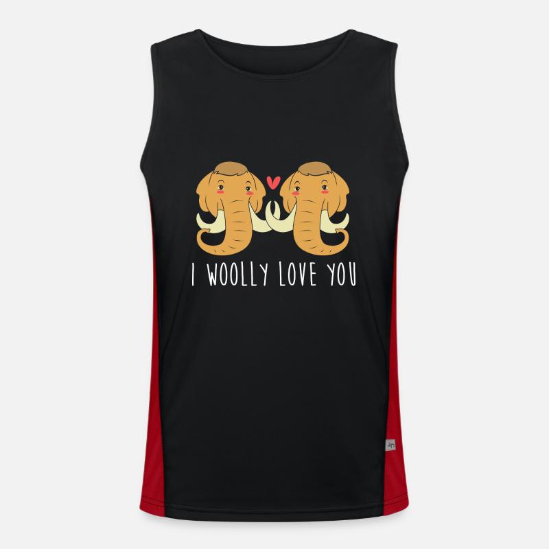 Mammut Funktionelles Kontrast-Tank Top für Männer 
