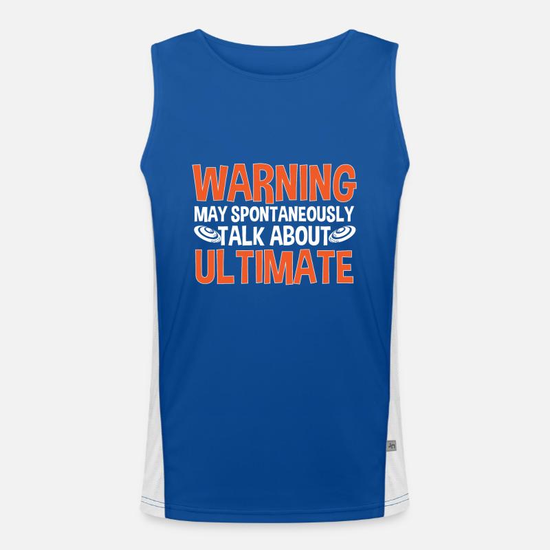 Disque de lancer de frisbee ultime Débardeur respirant contrasté Homme 