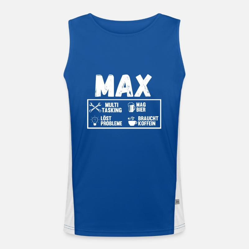 Max Men's Functional Contrast Tank Top 