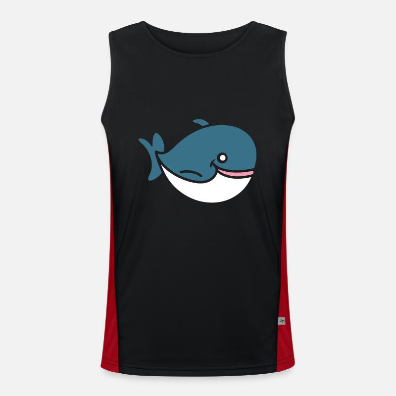 Bébé baleine Débardeur respirant contrasté Homme 