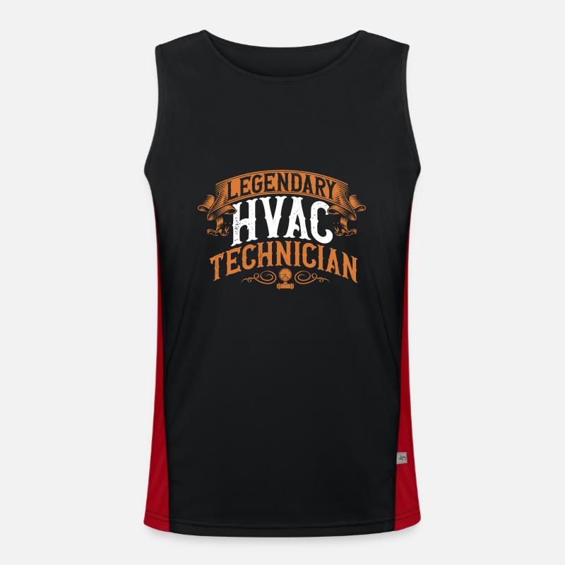 Chauffage, Climatisation, Ventilation, Technicien Débardeur respirant contrasté Homme 