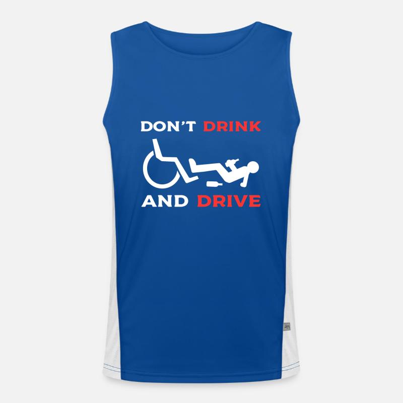 Fauteuil roulant Débardeur respirant contrasté Homme 