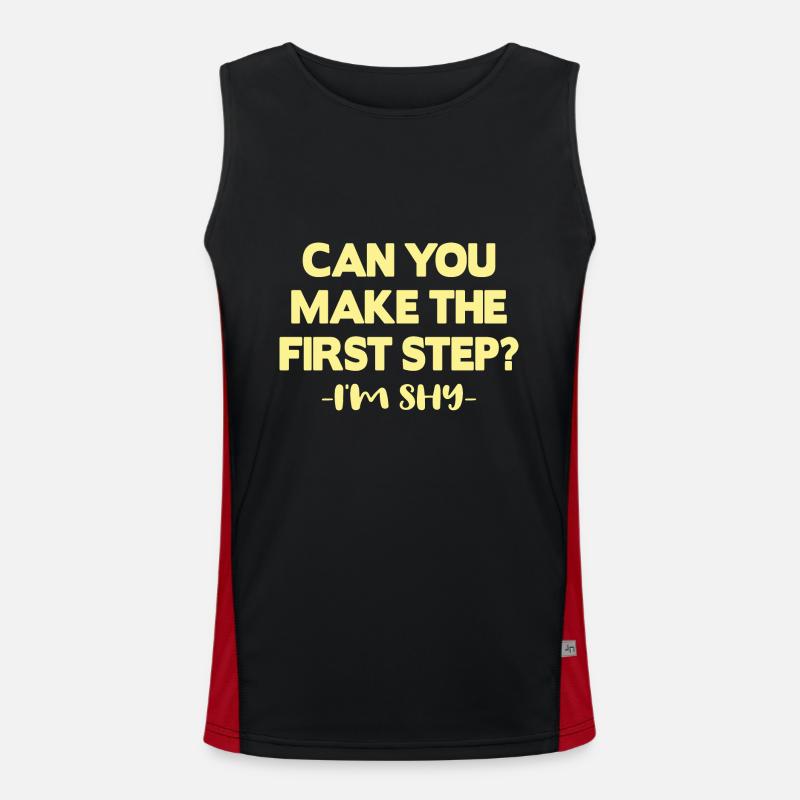 Can you take the first step? Men's Functional Contrast Tank Top 