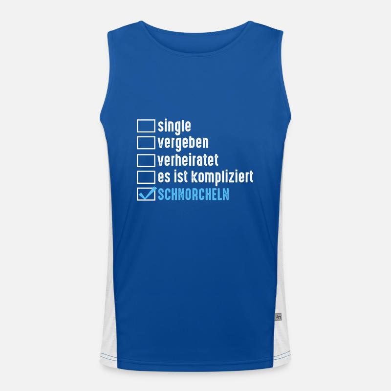 Schullehrer Lehrer Funktionelles Kontrast-Tank Top für Männer 