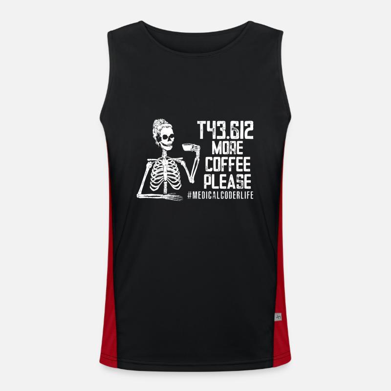 Medical Coder Coding Specialist Men's Functional Contrast Tank Top 