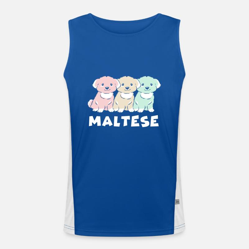 Maltese Men's Functional Contrast Tank Top 