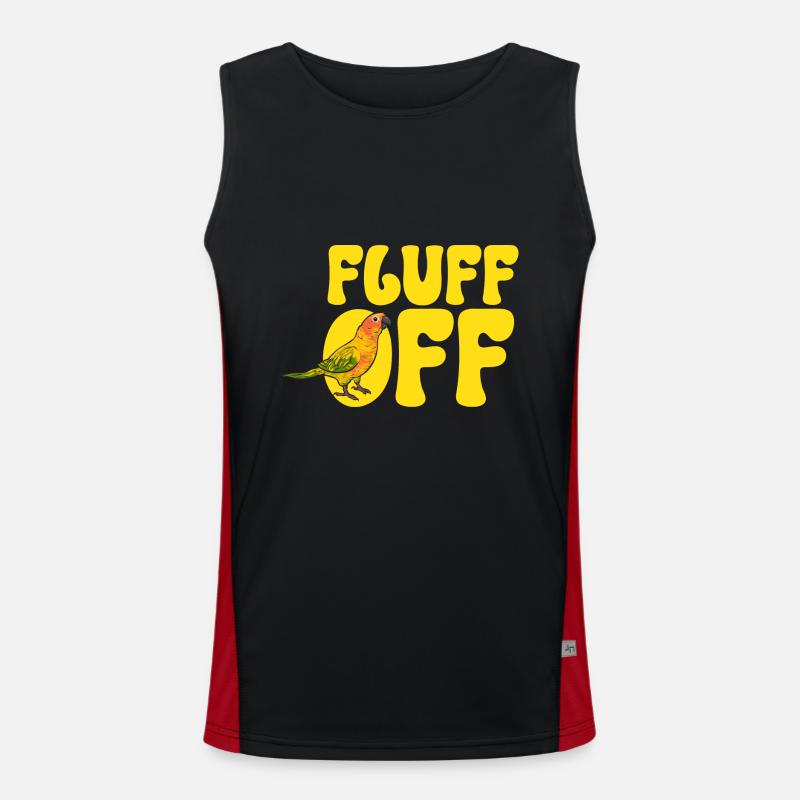 Sonnensittich Papagei Sittich Vogel Funktionelles Kontrast-Tank Top für Männer 