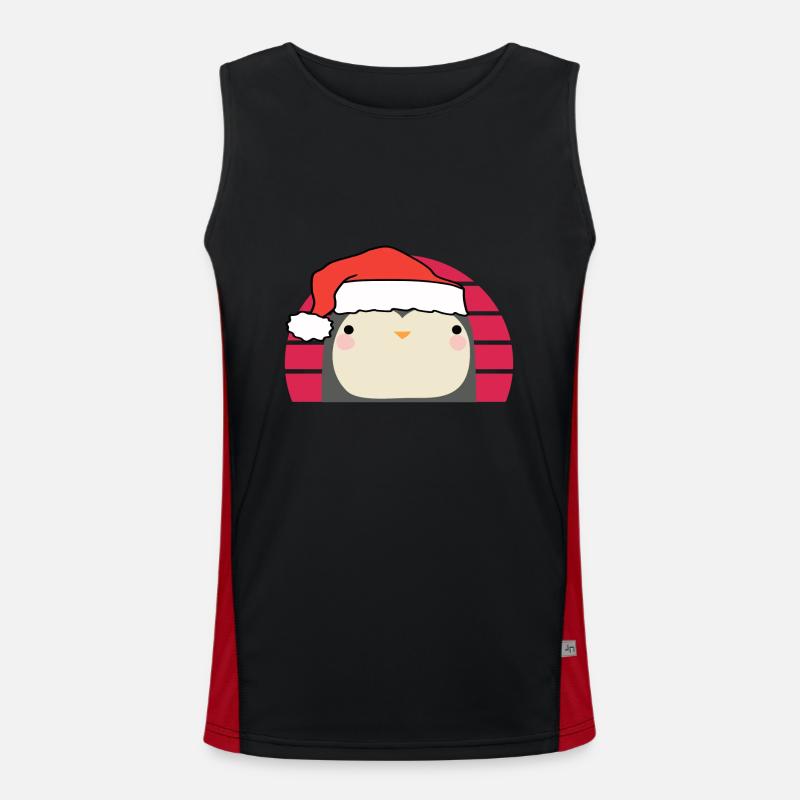 Pingouin de Noël Débardeur respirant contrasté Homme 