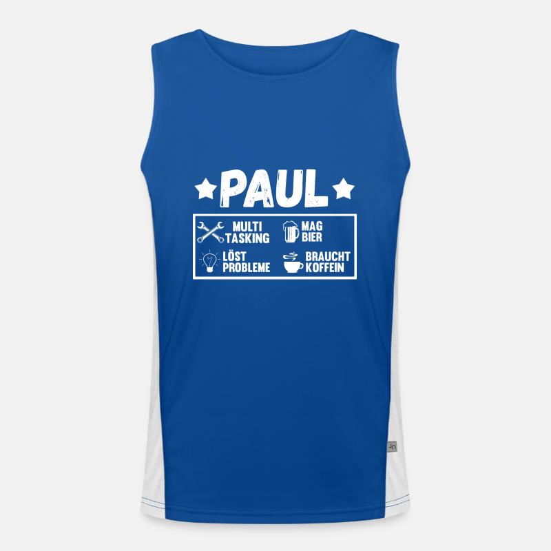 Paul Funktionelles Kontrast-Tank Top für Männer 