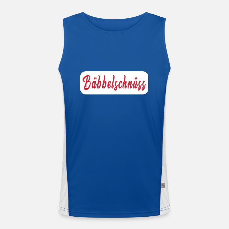 Köln - Bäbbelschnüss für Vielredner oder Schwätzer Funktionelles Kontrast-Tank Top für Männer 