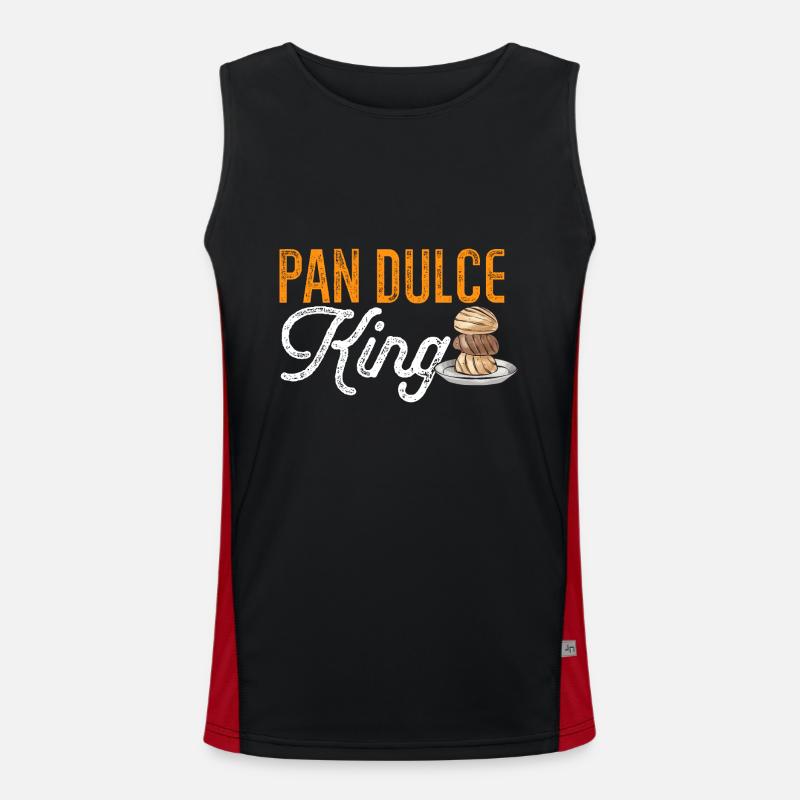 Concha Hispanic Mexikanisch Pan Dulce Funktionelles Kontrast-Tank Top für Männer 