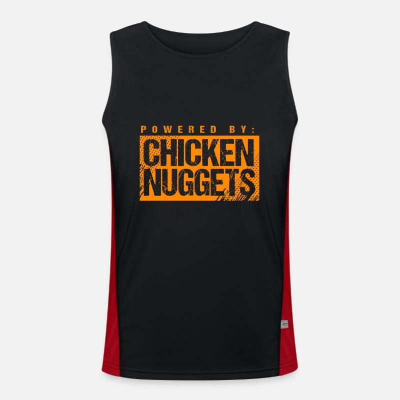 Nuggets de poulet Débardeur respirant contrasté Homme 