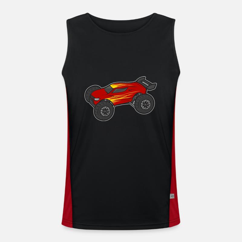 RC Car Remote Control Car Men's Functional Contrast Tank Top 