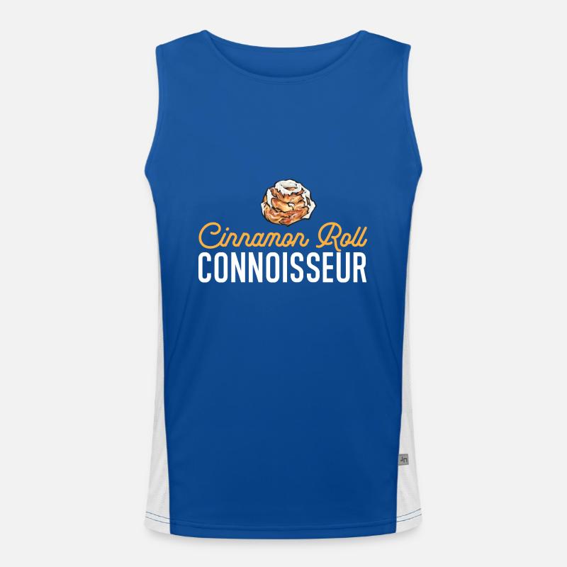 Cinnamon roll Men's Functional Contrast Tank Top 