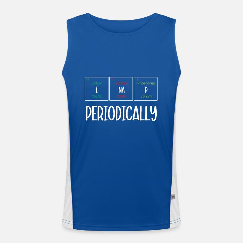 Periodensystem Funktionelles Kontrast-Tank Top für Männer 
