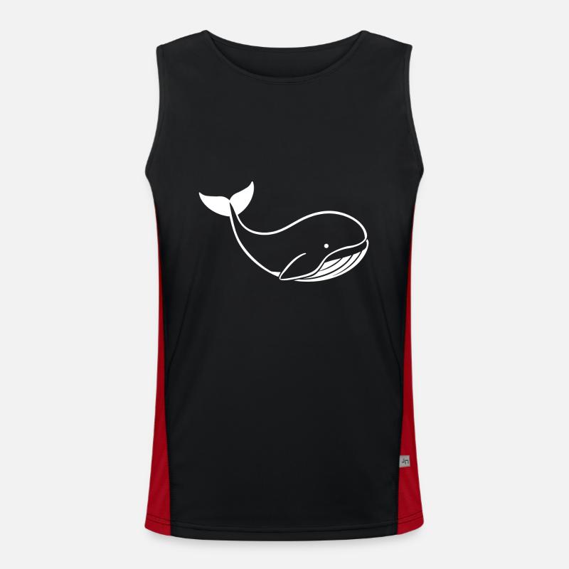 Bébé baleine Débardeur respirant contrasté Homme 