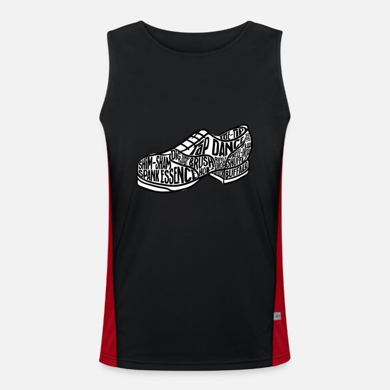 Stepptanzlehrer Stepptänzer Stepptanz Funktionelles Kontrast-Tank Top für Männer 