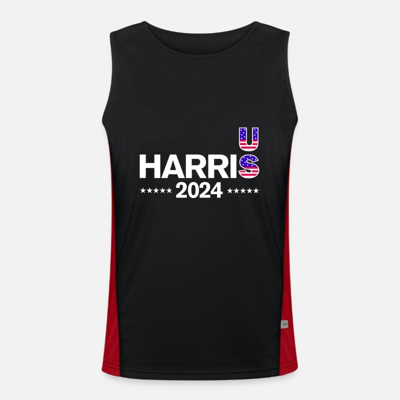 US Wahlen 2024 Funktionelles Kontrast-Tank Top für Männer 