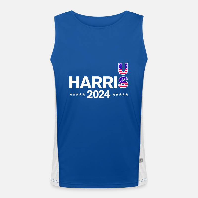 US Elections 2024 Men's Functional Contrast Tank Top 