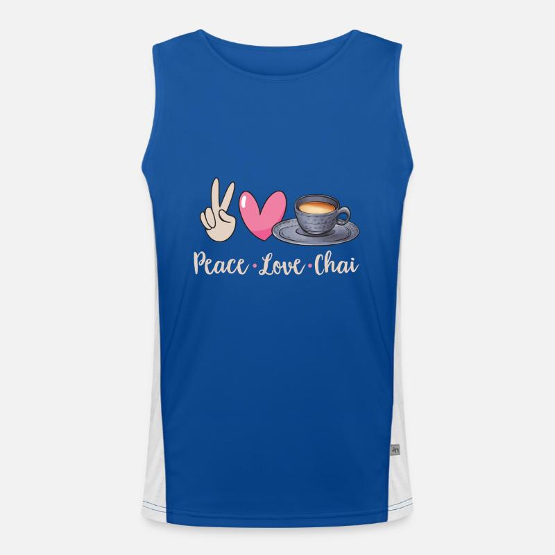 Chai Tea Masala Chai Men's Functional Contrast Tank Top 