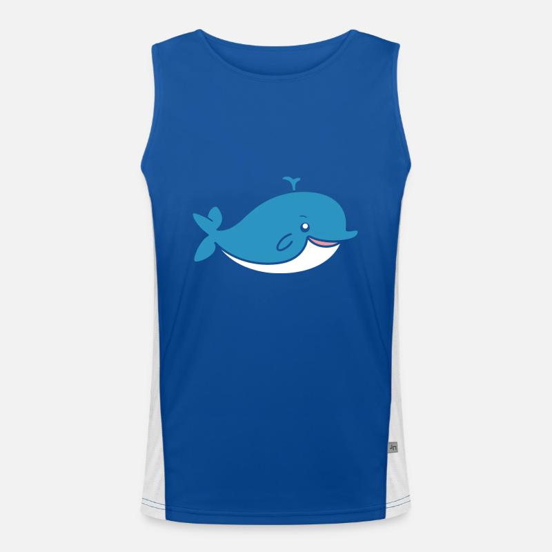 Wal Funktionelles Kontrast-Tank Top für Männer 