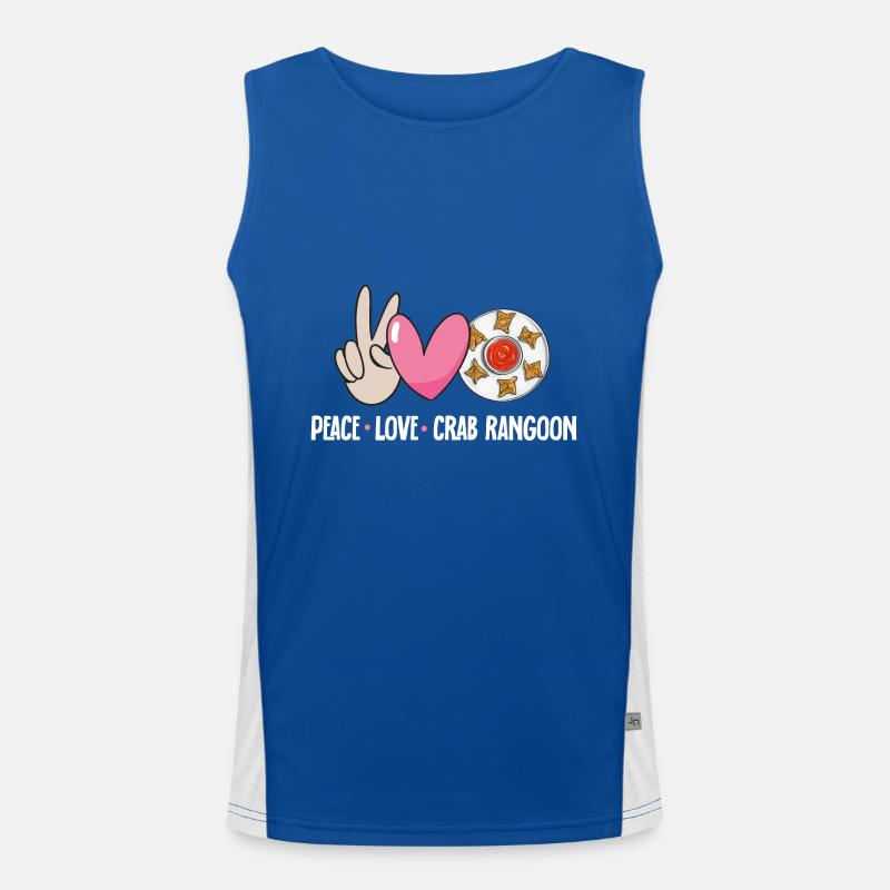 Krabben Rangoon Crab Rangoon Funktionelles Kontrast-Tank Top für Männer 