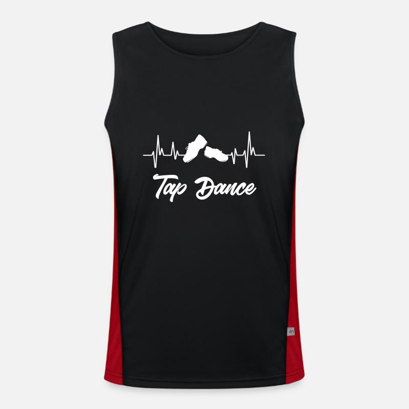 Stepptanzlehrer Stepptänzer Stepptanz Funktionelles Kontrast-Tank Top für Männer 