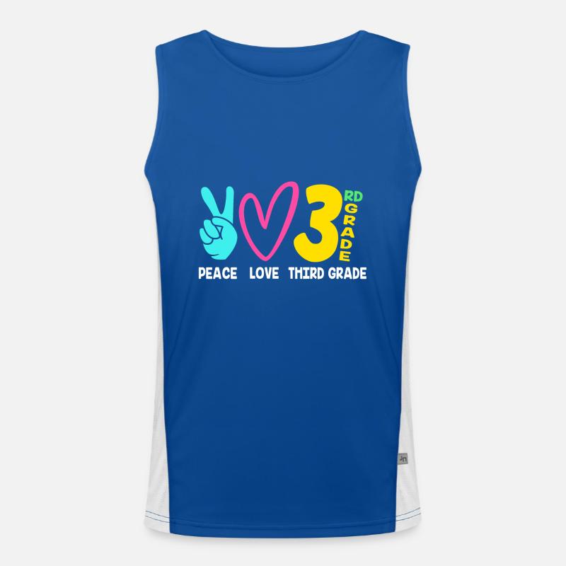 3rd Grade Men's Functional Contrast Tank Top 