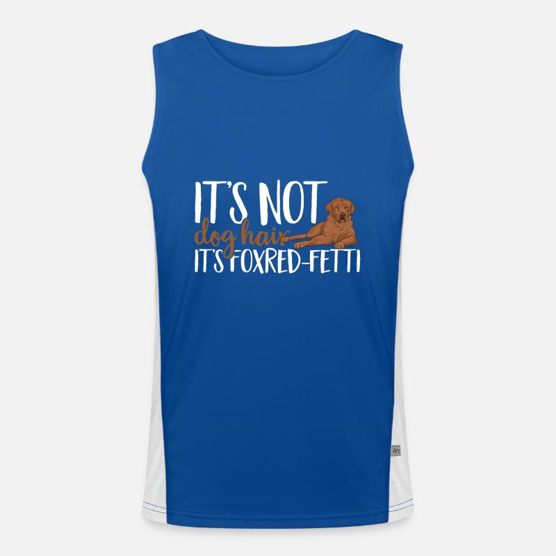 Foxred Labrador Fuchsroter Labrador Retriever Funktionelles Kontrast-Tank Top für Männer 