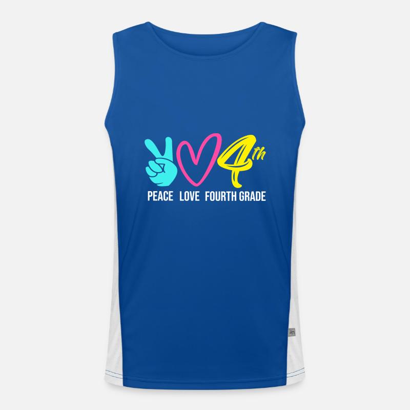 4th Grade Men's Functional Contrast Tank Top 