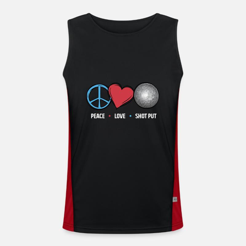 Lancer du poids Athlétisme Débardeur respirant contrasté Homme 