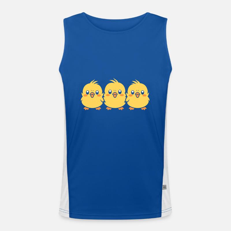 chick Men's Functional Contrast Tank Top 