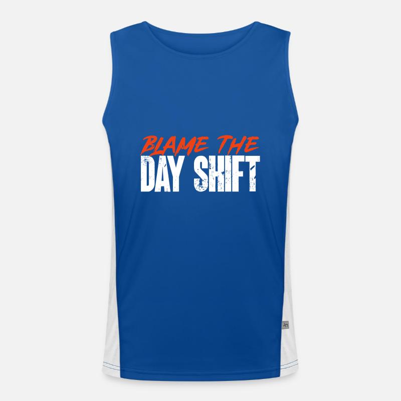 Night Shift Nurse Men's Functional Contrast Tank Top 