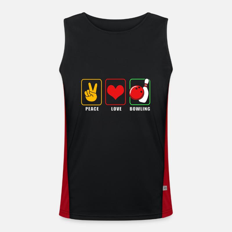 Bowling Men's Functional Contrast Tank Top 