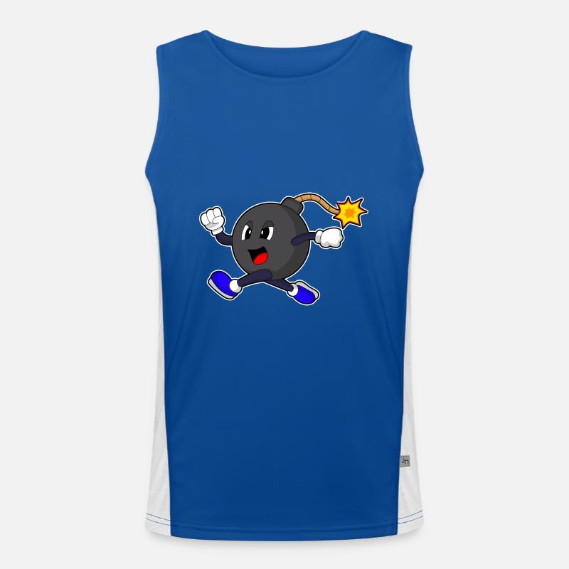 Bombshell Jogger Jogging Men's Functional Contrast Tank Top 