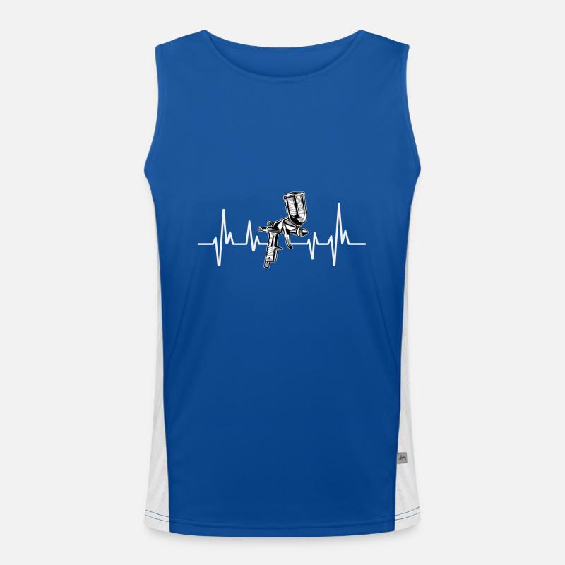 Body Painter Car Painter Painter Débardeur respirant contrasté Homme 