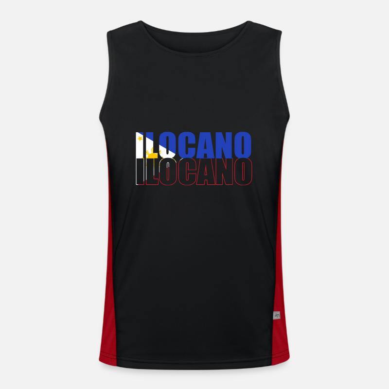 Philippinisch Philippinen Funktionelles Kontrast-Tank Top für Männer 