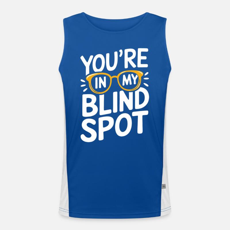 Blind blindness Visually impaired people Men's Functional Contrast Tank Top 
